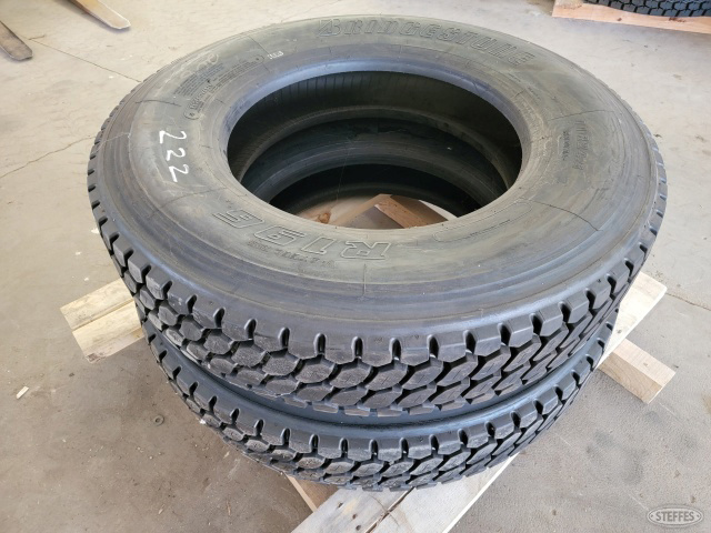 (2) 11R24.5 drive tires